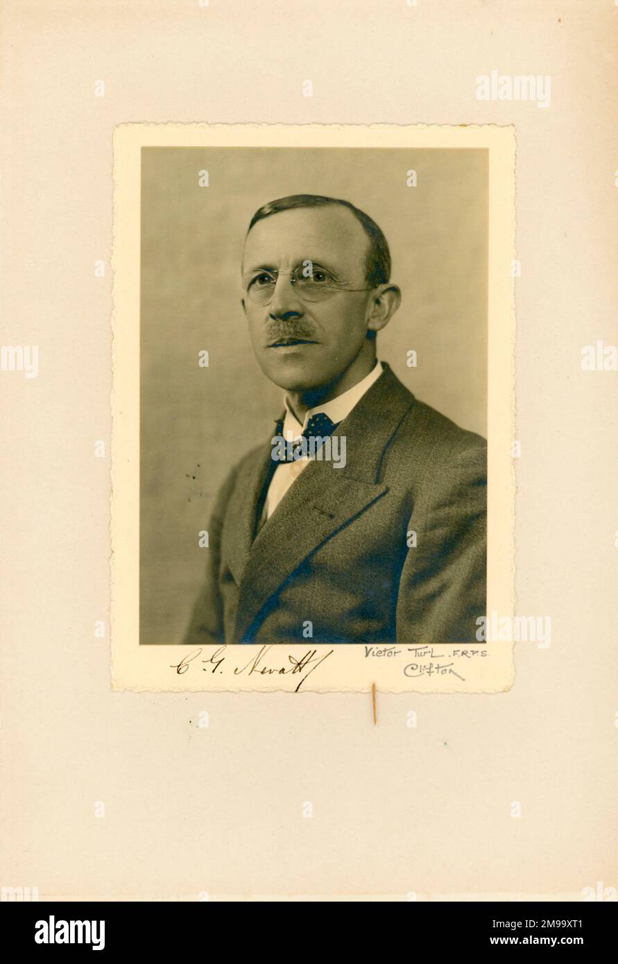 IAE-Präsident, 1932-33, Major Christopher George Nevatt, von Victor Turl Clifton. Stockfoto