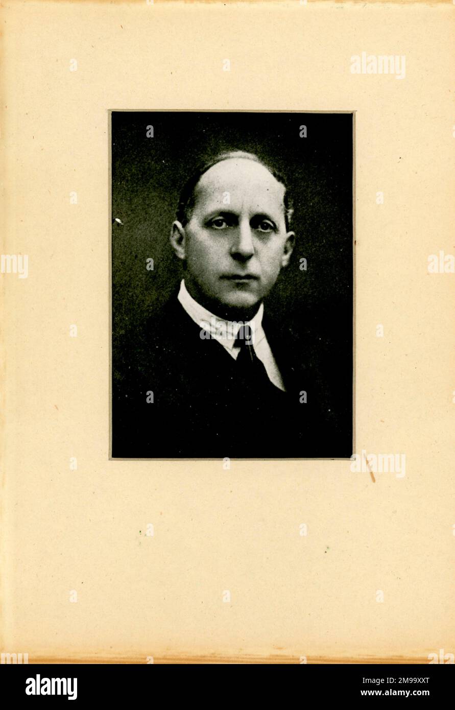 IAE-Präsident, 1943-44, George Herbert Lanchester. Stockfoto