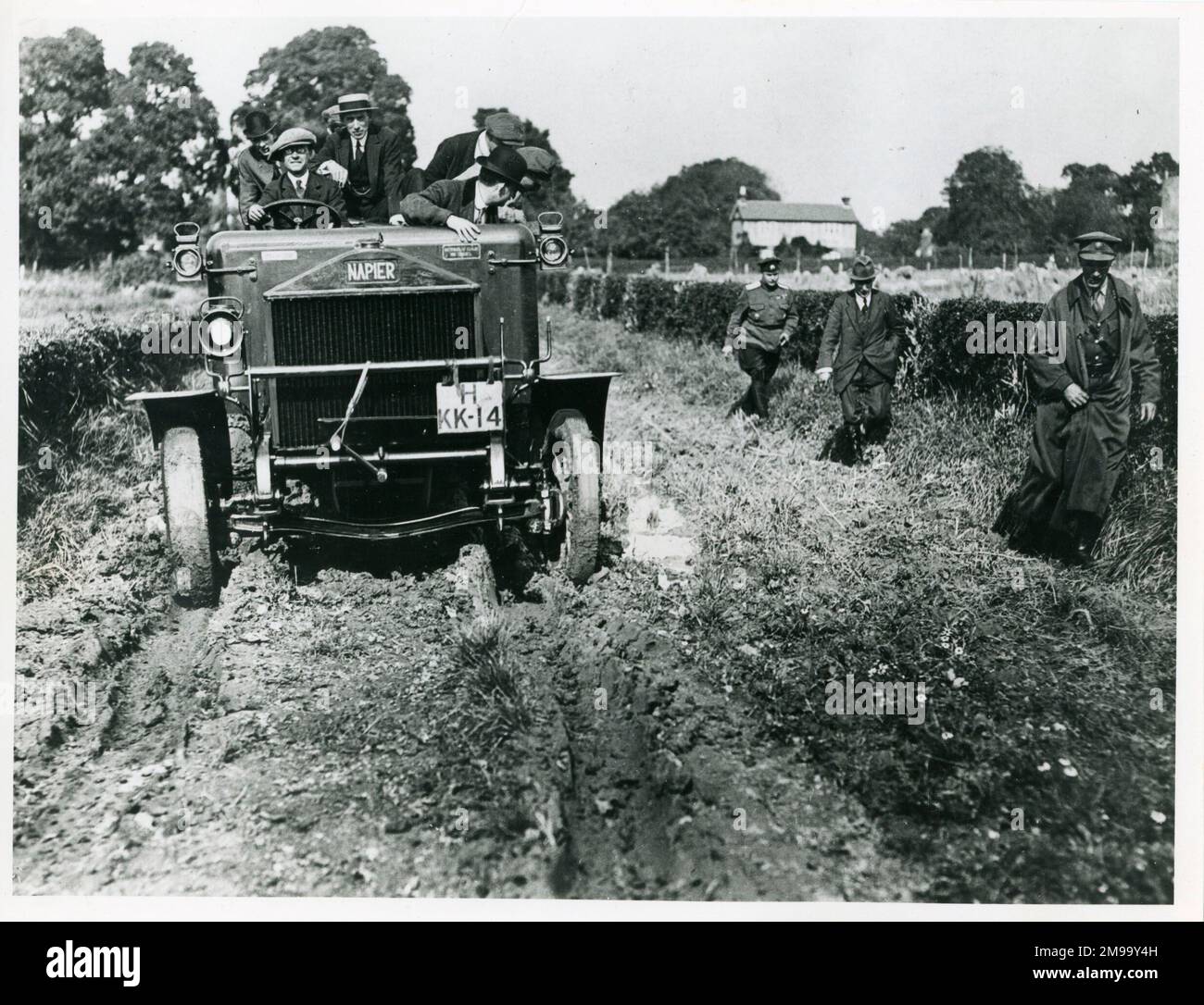 Napier LKW wurde von Russen auf den Ersten Weltkrieg getestet, mehrere 100 wurden nach Russland transportiert. Stockfoto