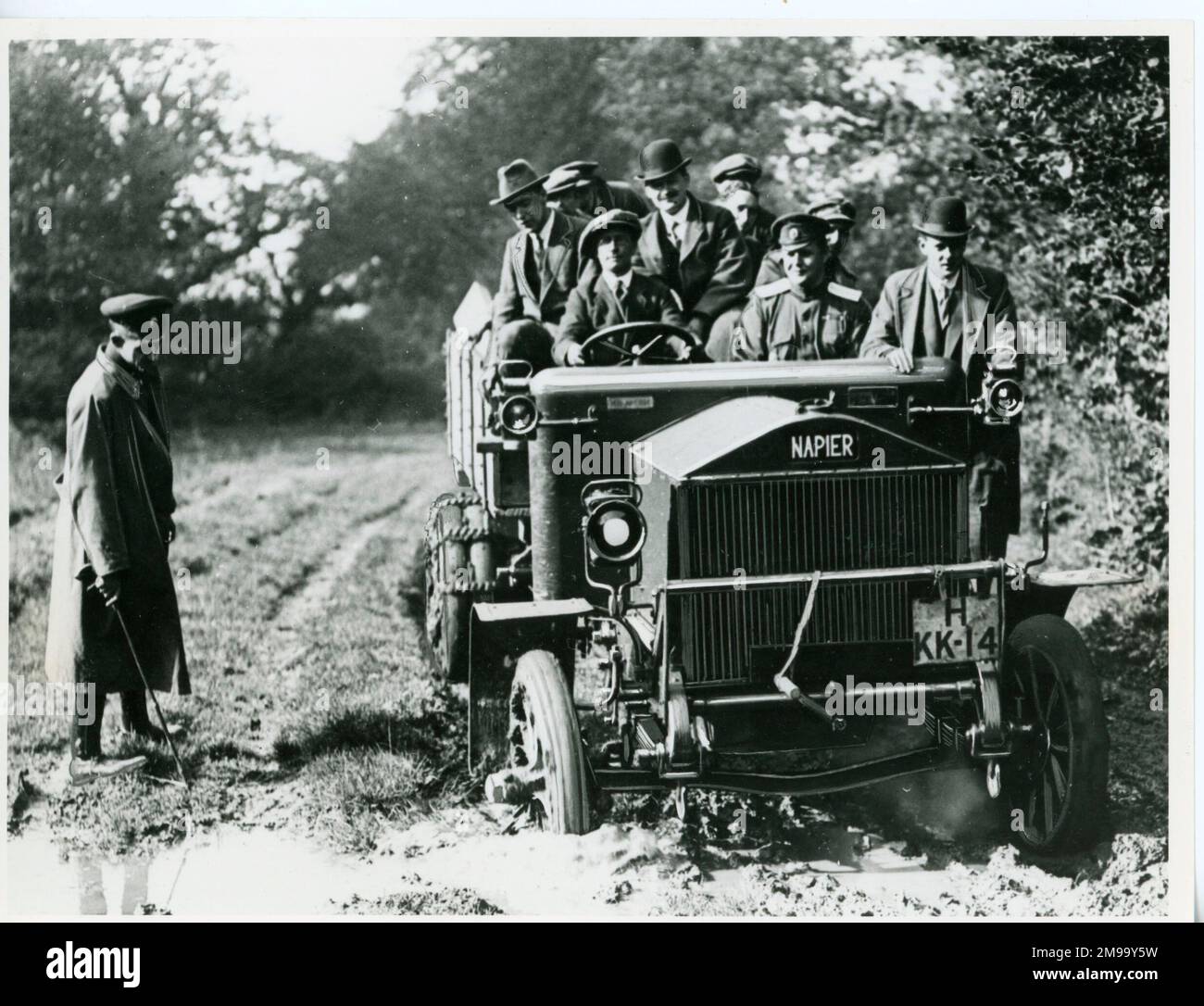 Napier LKW wurde von Russen auf den Ersten Weltkrieg getestet, mehrere 100 wurden nach Russland transportiert. Stockfoto