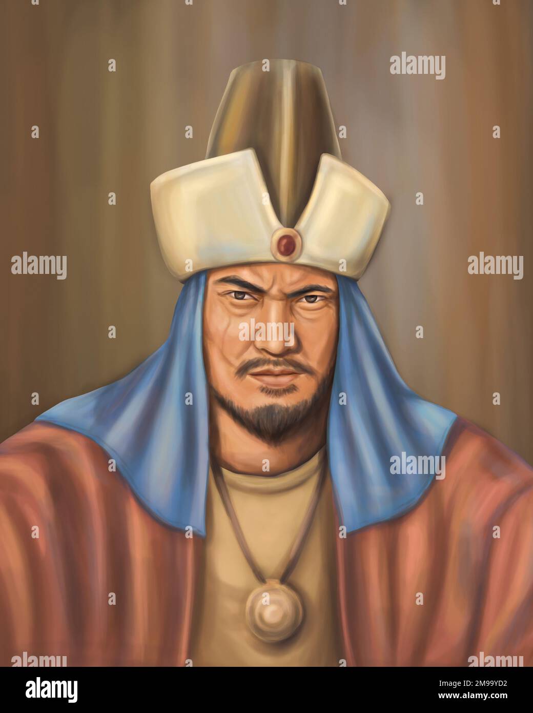 Sultan, Herrscher islamischer Staaten, Sultanat. Stockfoto