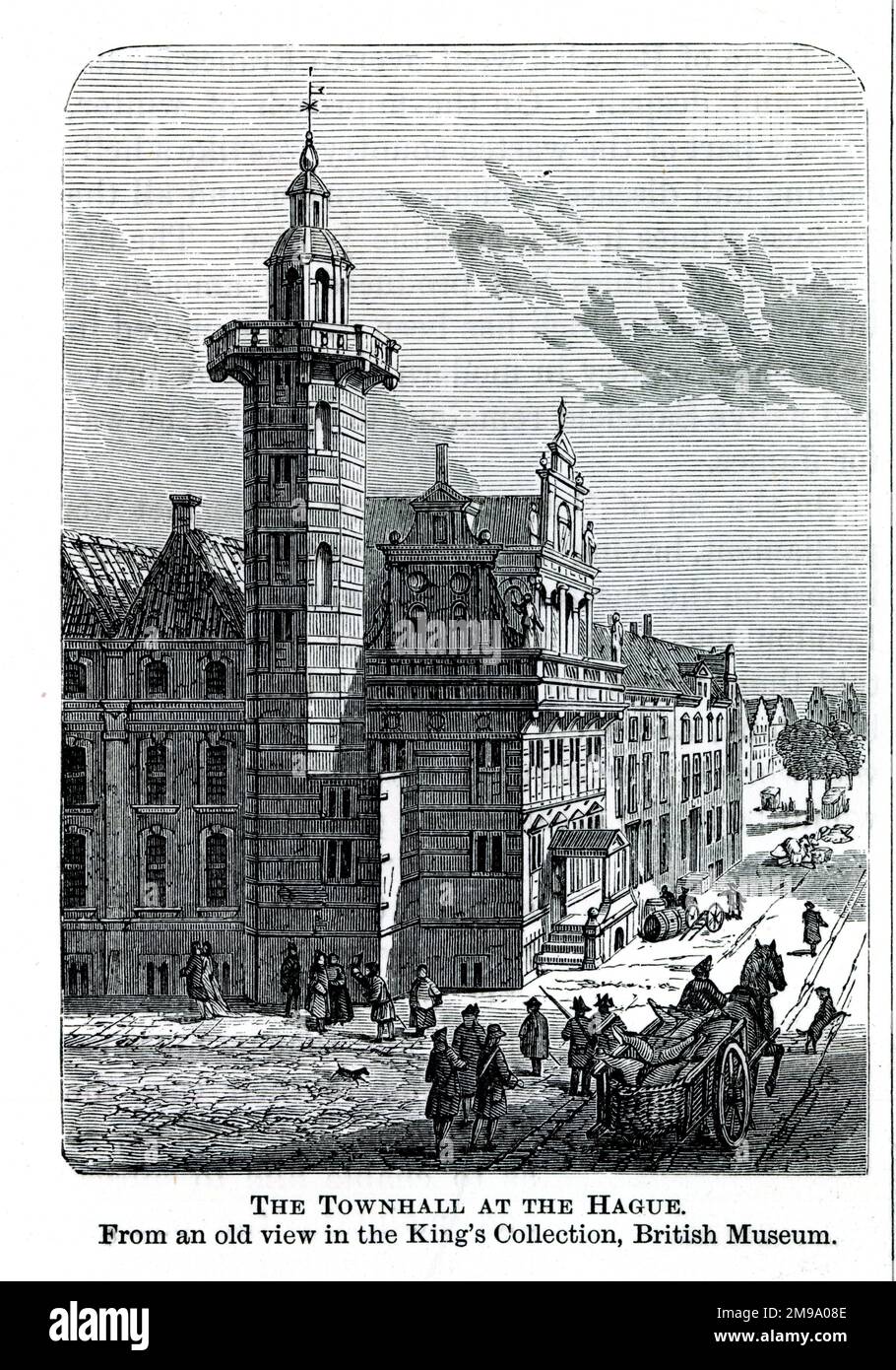 Das Rathaus in Den Haag - Blackies umfassende Geschichte von England Stockfoto