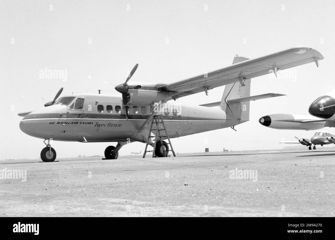 De Havilland DHC-6 Twin Otter Serie 100 CF-SUL. Die dritte Produktionsserie 100, die später in den Vereinigten Staaten an N4901 für Northern Consolidated verkauft wurde. Stockfoto