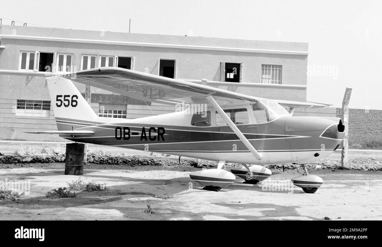 Cessna 172 Skylane ob-ACT in Peru Stockfoto
