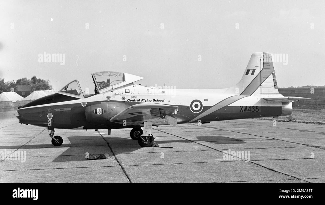 Royal Air Force BAC Jet Provost T.5 XW435 der Central Flying School Stockfoto