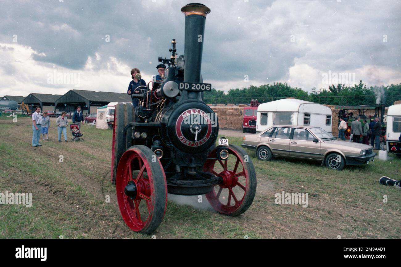 Allchin Mehrzweckmotor, Regn. DD2006, Nummer 1458, Jane. Gebaut von WM. Allchin Ltd im Jahr 1909 mit einer Dampfmaschine mit 6 NHP. Stockfoto