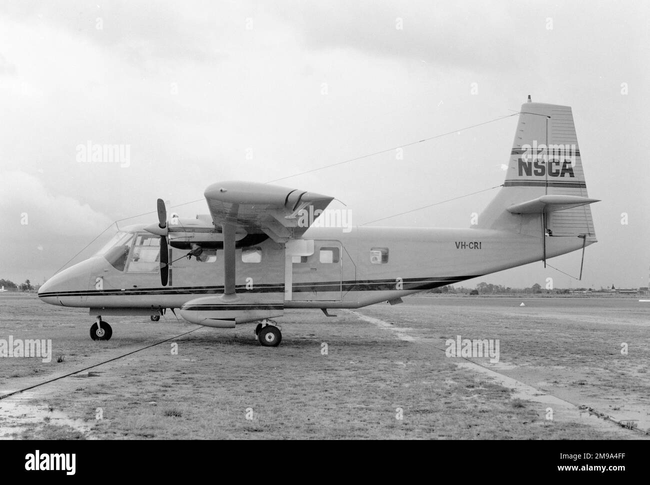 GAF Nomad 22B VH-CRI (msn 53) (GAF - Government Aircraft Factories) des NSCA (National Safety Council of Australia). Der erste Flug erfolgte am 6. Juni 1977 und wurde in Australien als VH-CRI betrieben, Nummer: 53, wurde dann im November 1990 von der philippinischen Luftwaffe gekauft und am 17. Dezember 2002 im Meer versenkt. Stockfoto