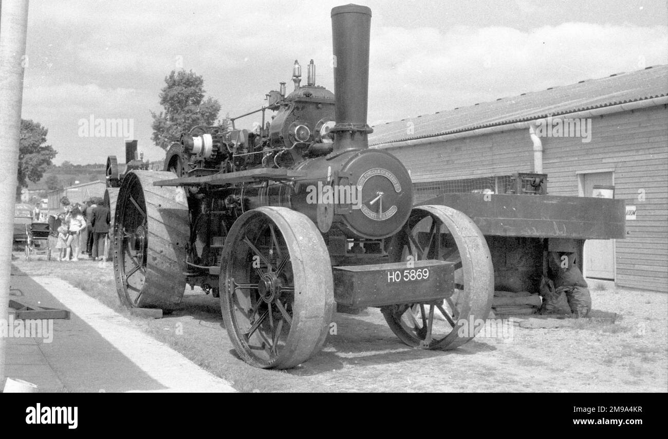 Fowler Pflügen-Motor der Klasse BB1, Regn. HO 5869, Nummer: 15182, "Achilles". Gebaut 1918 von John Fowler & Co. In Leeds, angetrieben von einer 16 NHP-Dampfmaschine. Stockfoto