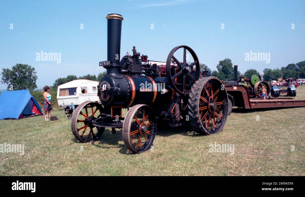 Hersteller: John Fowler & Co. Aus Leeds. Typ: Universal-Motor Nummer: 8282 gebaut: 1899 Zulassung: AC 9321 Klasse: B4 Zylinder: Single NHP: 8 Name: Berkswell Stockfoto