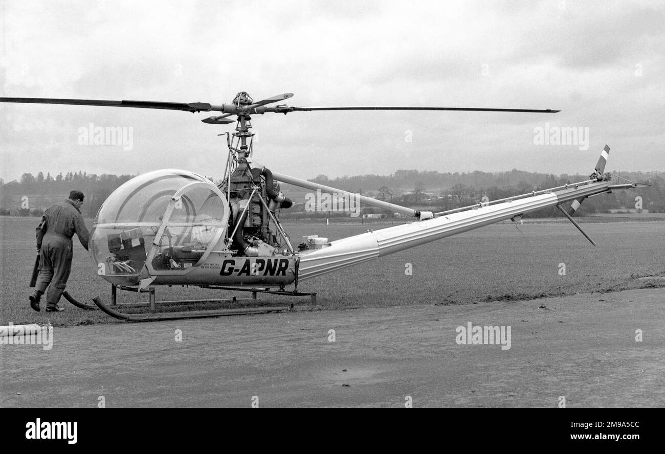 Hiller UH-12E G-APNR (msn 784) Stockfoto