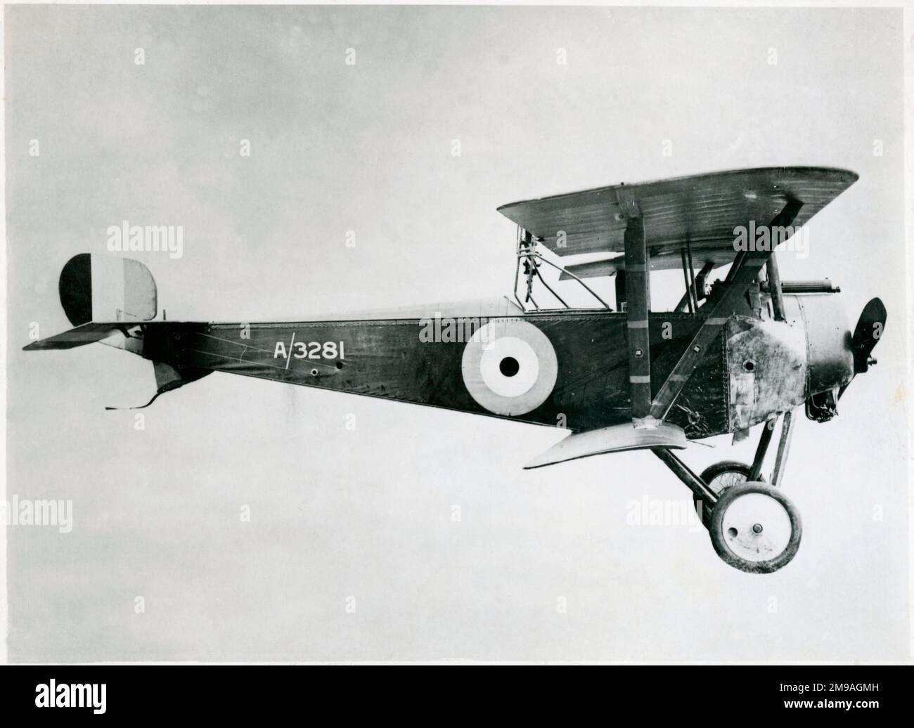 Royal Flying Corps - Nieuport 12 A/3281 (gekürzt) Stockfoto