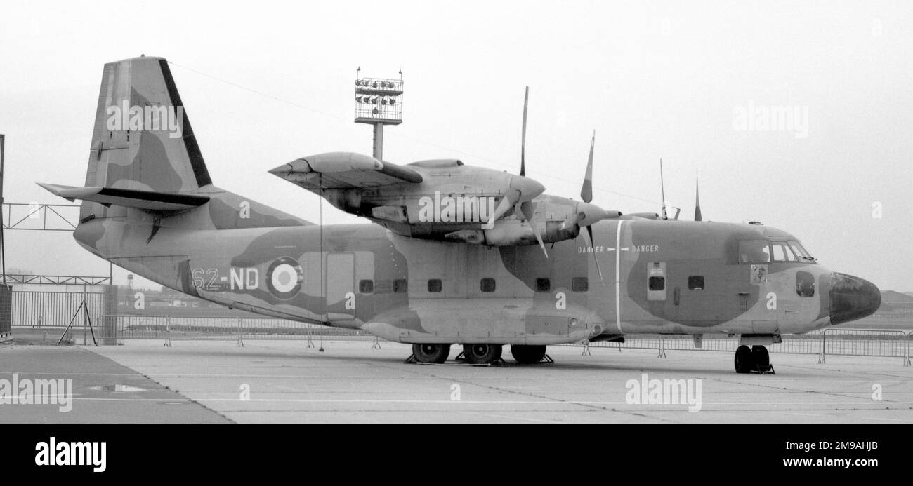 (Ex Armee de l'Air) - Breguet Br.941S 62-ND (msn 4), früher Escadrille de Transport 3/62 Ventoux, am Flughafen Le Bourget, ausgestellt am Musee de l'Air et de l'espace, am 11. November 1981. Stockfoto