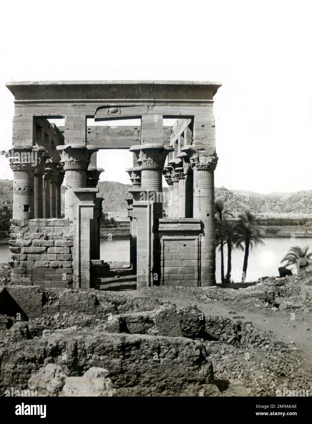 Tempel der Isis, Philae, Assuan, Ägypten. Stockfoto
