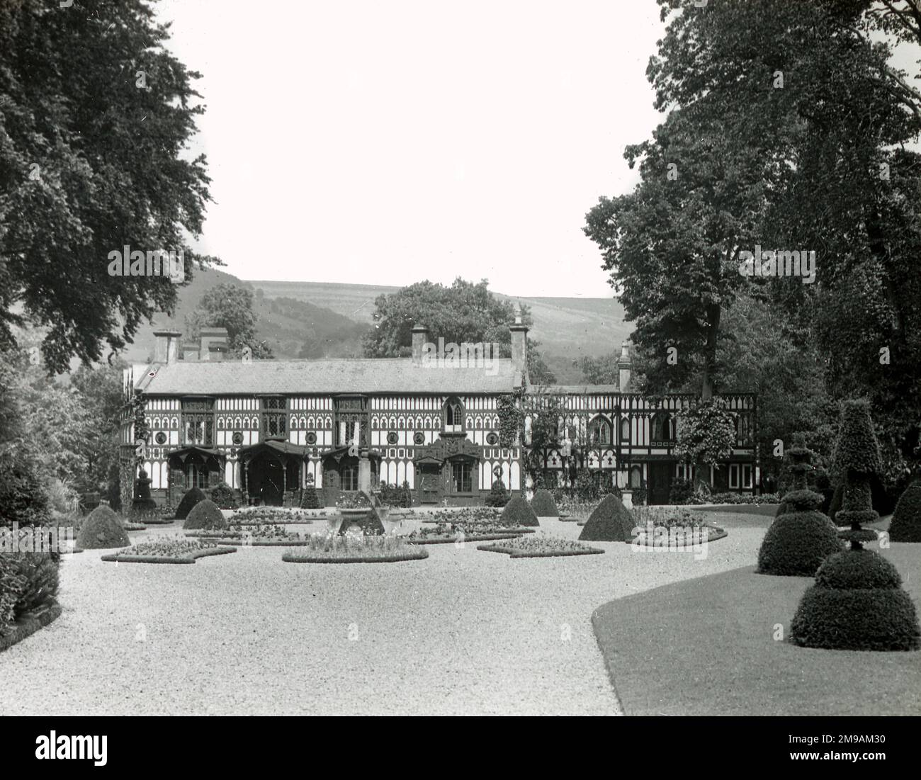 Plas Newydd, historisches Haus in Llangollen, Denbighshire, Wales - Heimstadion der Ladies of Llangollen, Lady Eleanor Butler und Sarah Ponsonby. Stockfoto