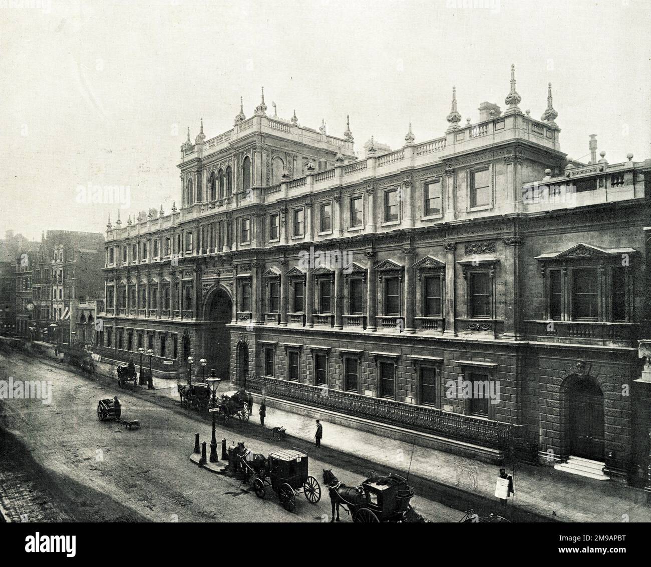 Burlington House in London Stockfoto