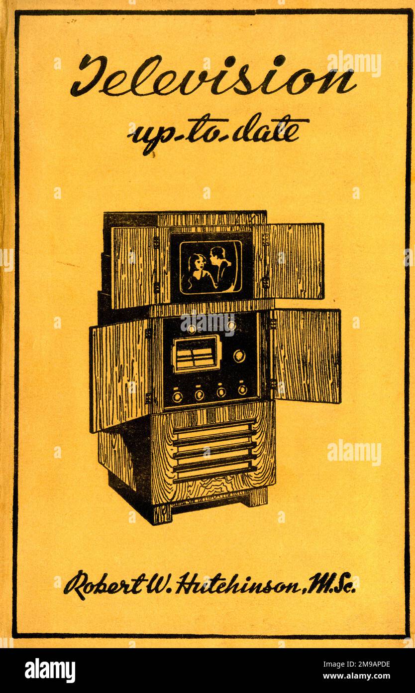 Titelseite des Fernsehens auf dem neuesten Stand von Robert W. Hutchinson Stockfoto