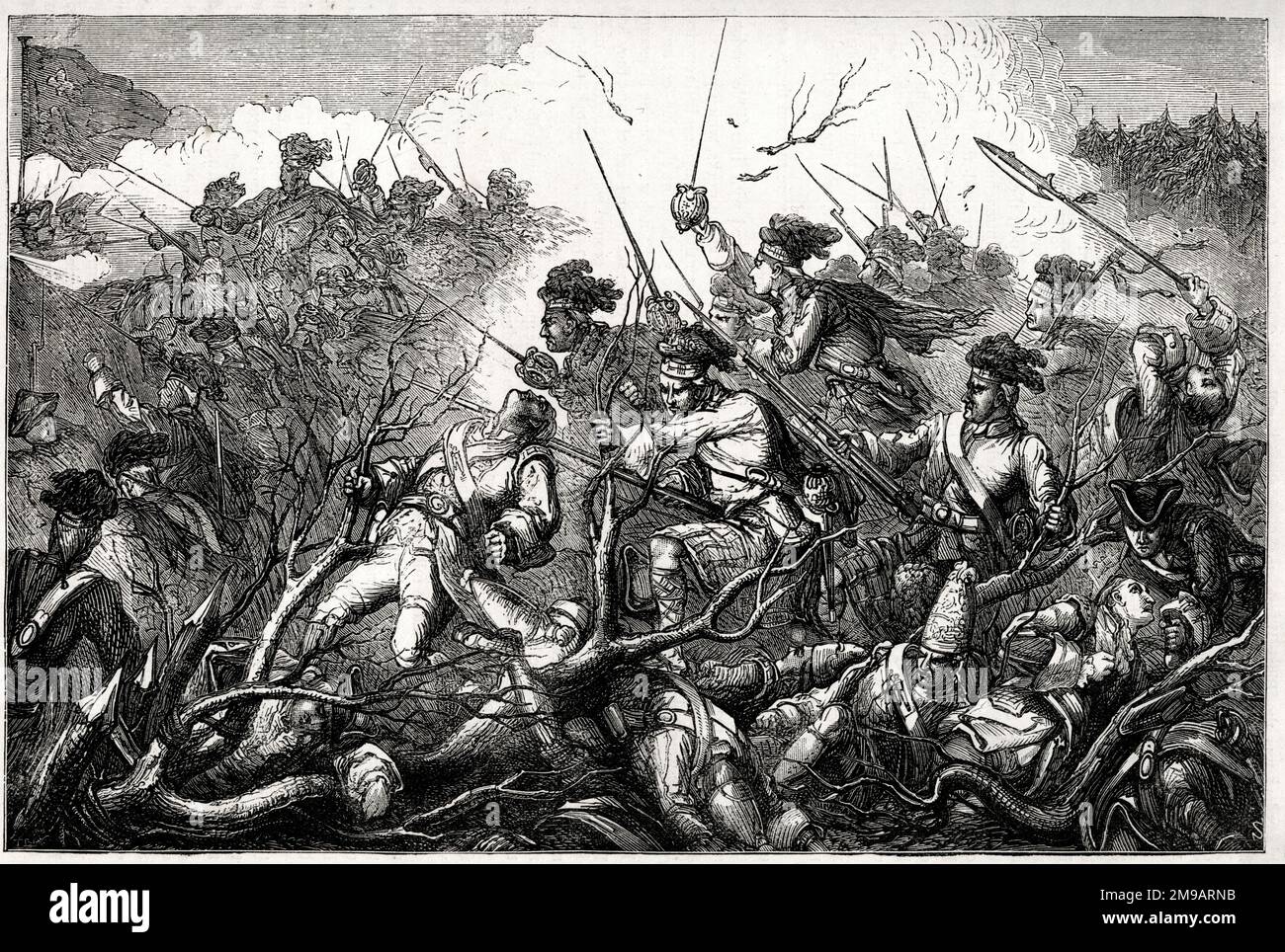 French and indian war french soldiers Fotos und Bildmaterial in hoher