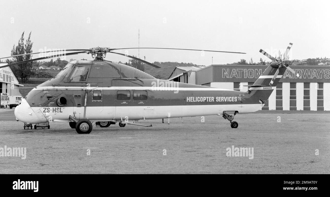 Westland Wessex Mk.60 Serie 1 ZS-HSL (msn WA463), von Helicopter Services Pty. Ltd. Stockfoto
