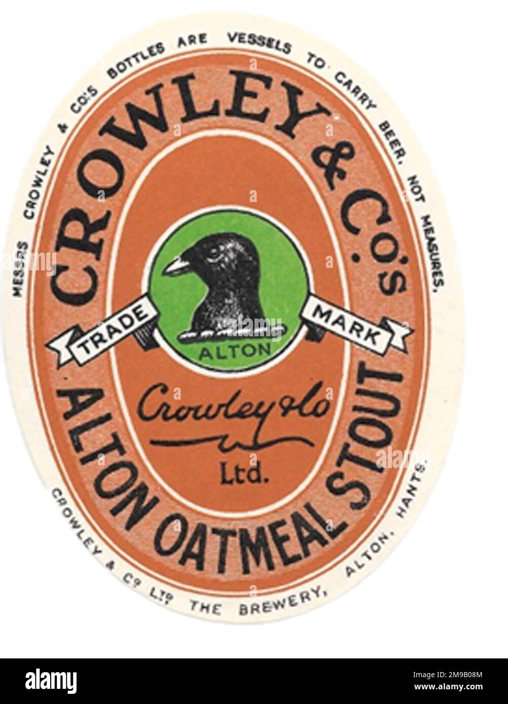 Crowley & Co Alton Oatmeal Stout Stockfoto