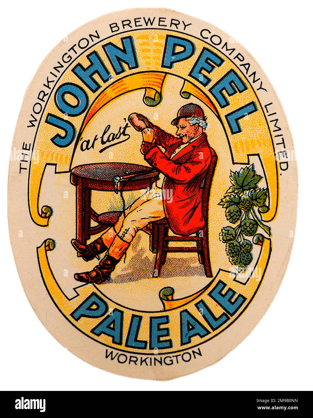 Workington Brauerei John Peel Pale Ale Stockfoto