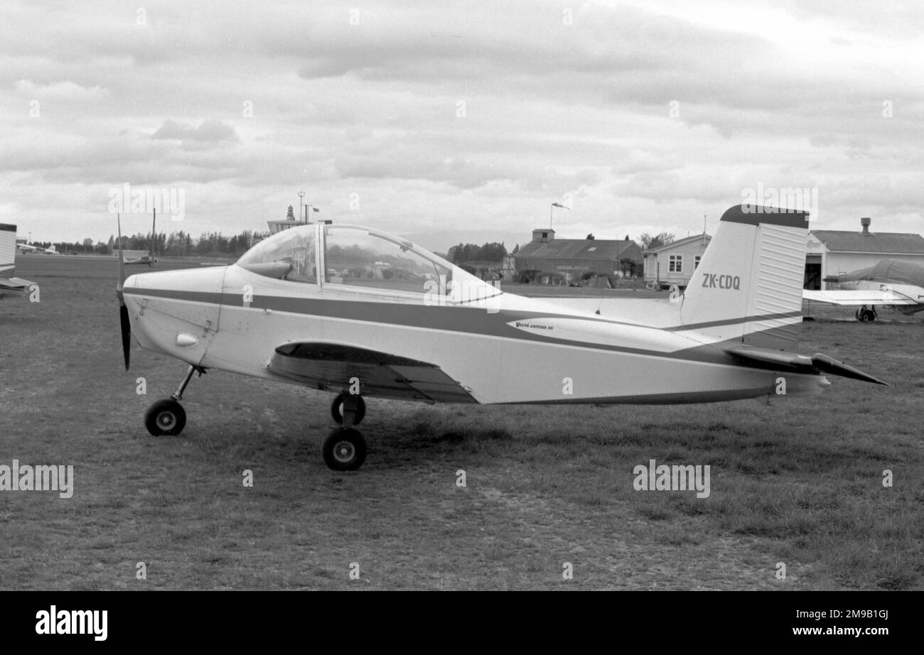 Victa Airtourer 100 ZK-CDQ (msn 55). (Im Mai 1973 in Pukekohe abgeschrieben). Stockfoto