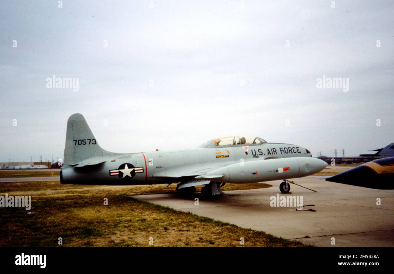 United States Air Force - Lockheed T-33A-5-LO 57-0573 (msn 580-1222). Im Zivilregister als N99152 abgelegt. Stockfoto