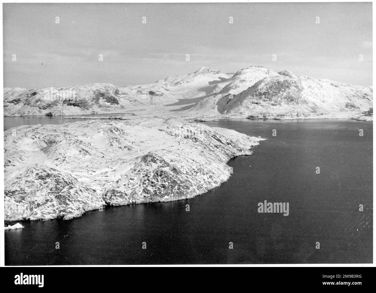 Tunulliarfik Fjord, Grönland, nahe Bluie West One. Stockfoto