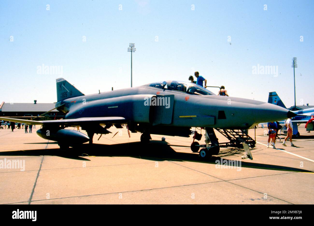 United States Air Force (USAF) - McDonnell RF-4C-24-MC Phantom 65-0826 (msn 1232, Basiscode 'KY'), der taktischen Aufklärungsschwadron 165., Kentucky Air National Guard. Stockfoto