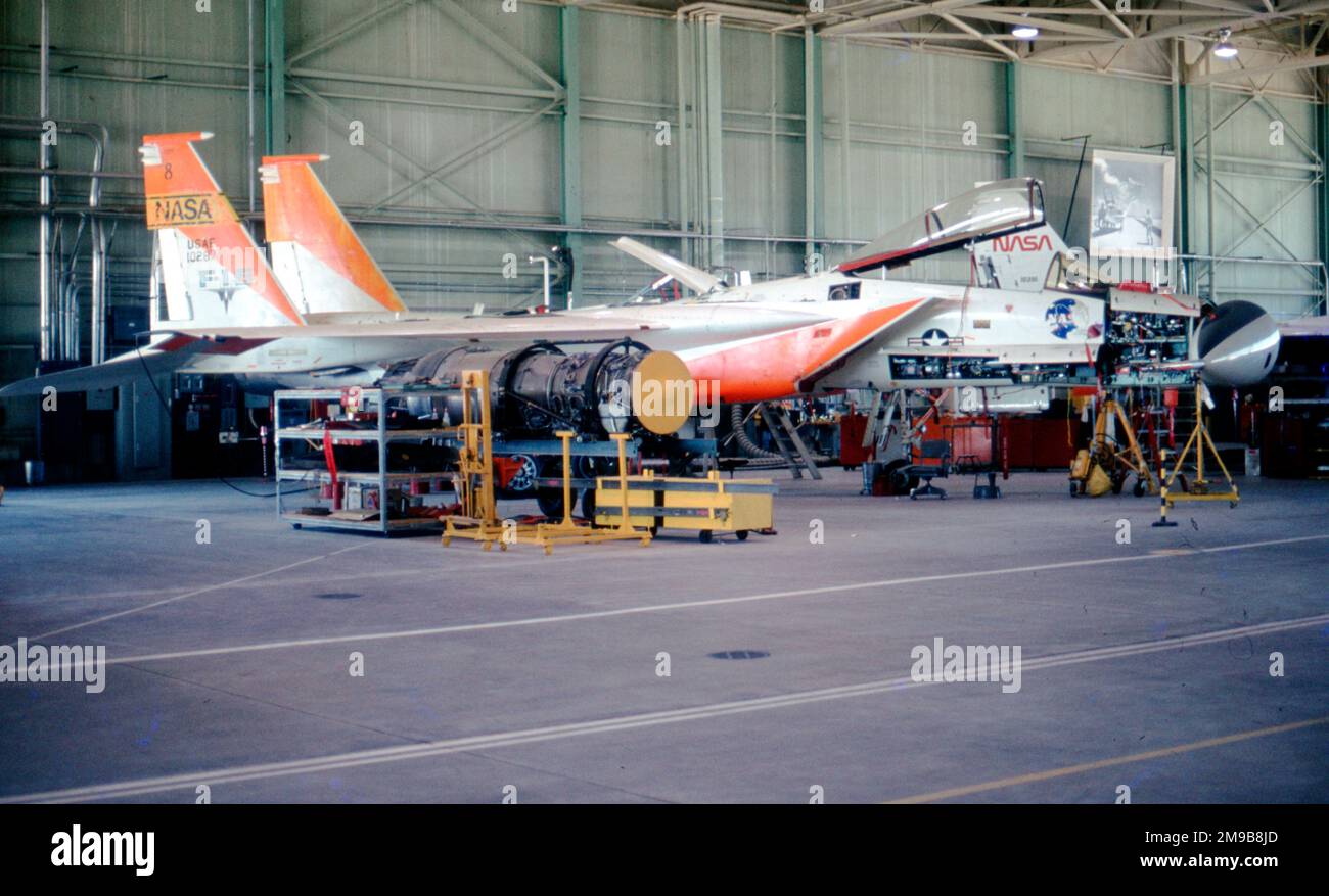 United States Air Force (USAF) - McDonnell Douglas F-15A-4-MC Eagle 71-0287 (MSN 0009/A008), der neunte F-15, wurde für eine Vielzahl von Tests und Tests auf dem Luftwaffenstützpunkt Edwards gebaut. Stockfoto