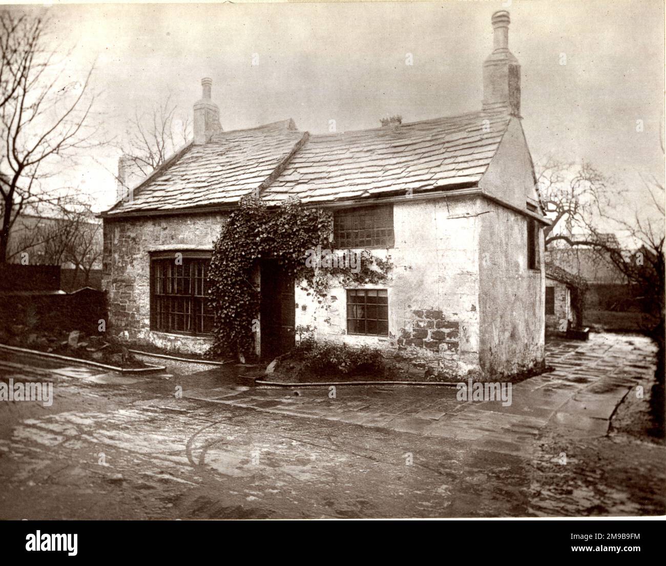 Geburtsort von Sir Titus Salt, Old Manor House, Morley, West Yorkshire Stockfoto