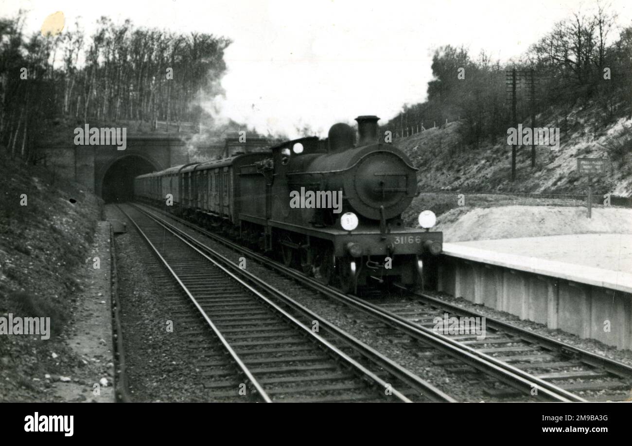 Dampflokomotive C Klasse 0-6-0 Nr. 31166 Stockfoto