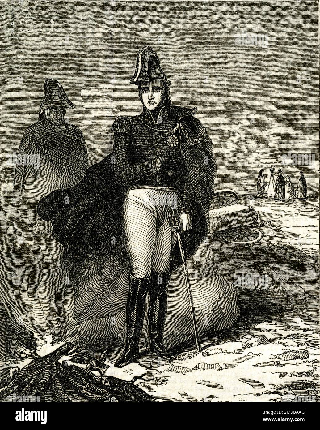 Louis-Nicolas Davout (1770-1823), französischer Militärbefehlshaber und Marschall des Reiches, der in den französischen Revolutionskriegen und den Napoleonischen Kriegen diente. Stockfoto