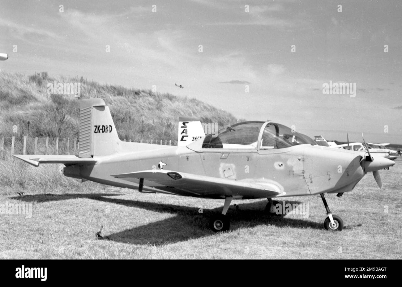 AESL Airtourer 150 ZK-DBD „The Grey Baron“ (msn A551) (umgebaut aus Victa Airtourer 100 ZK-CGQ msn 71) Stockfoto