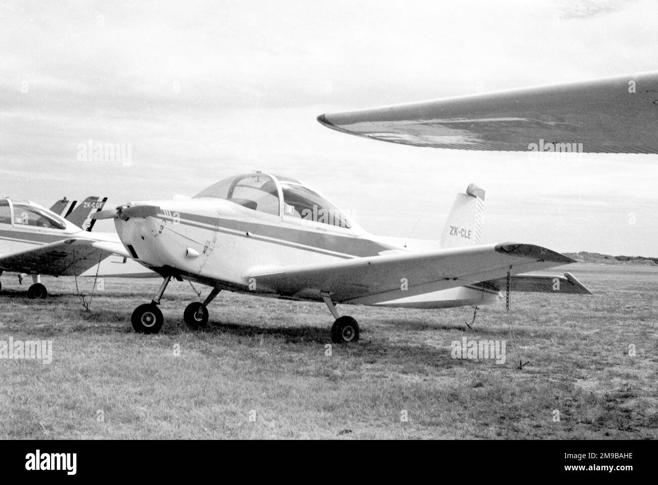 Victa Airtourer 100 ZK-CLE (msn 126) Stockfoto