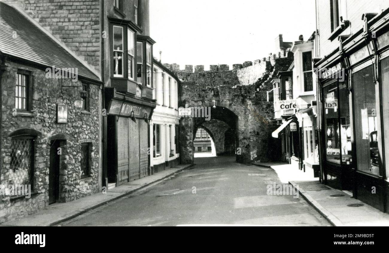 Ye Olde Gifte Shoppe, Five Arches, Tenby, Wales Stockfoto