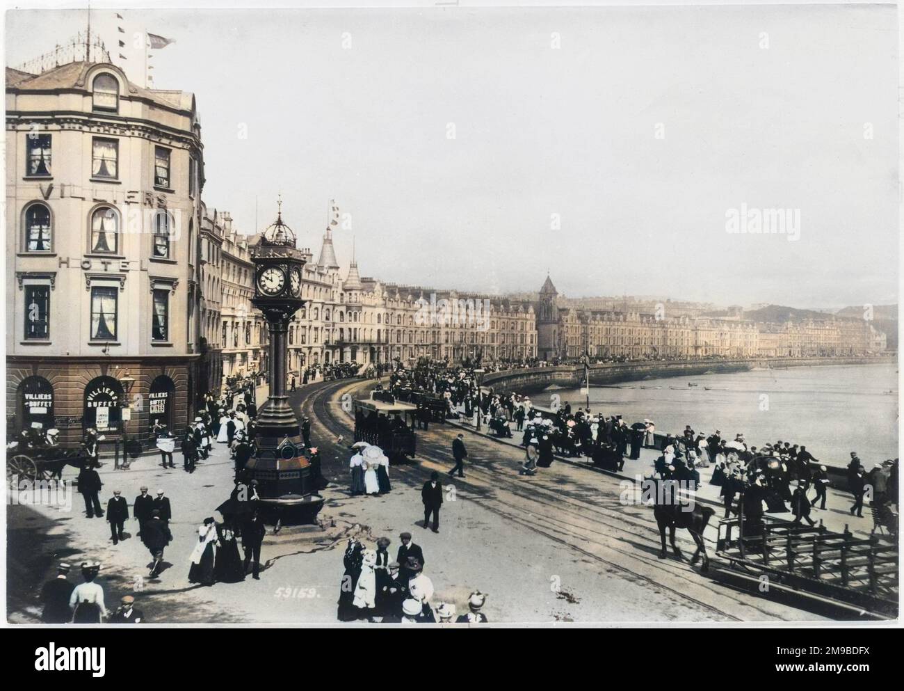 Die Promenade, Douglas, Isle of man. Stockfoto