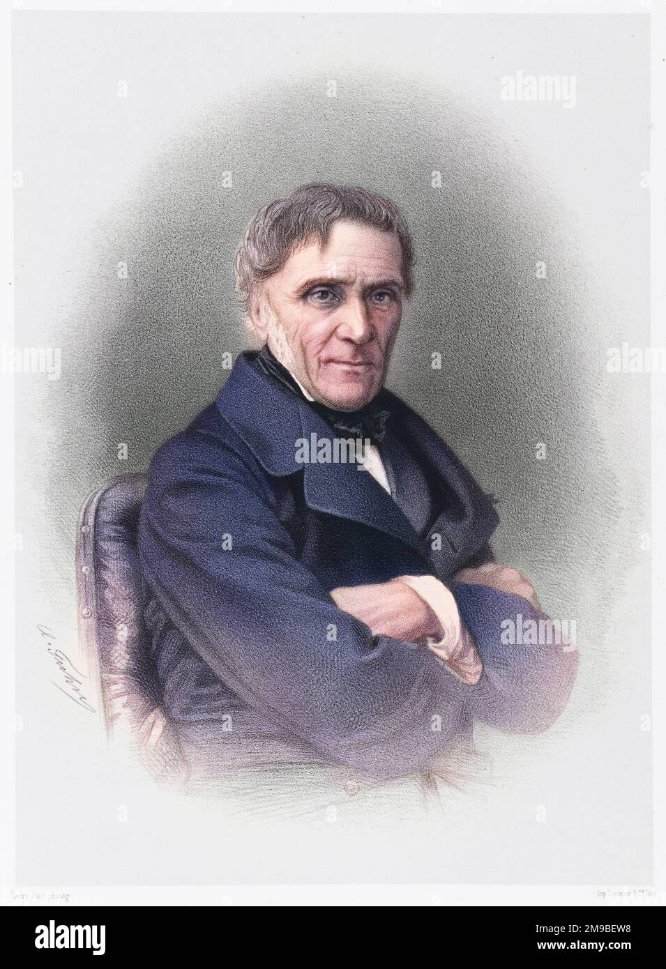 ANTOINE-CESAR BEQUEREL (1788-1878), französischer Physiker. Stockfoto