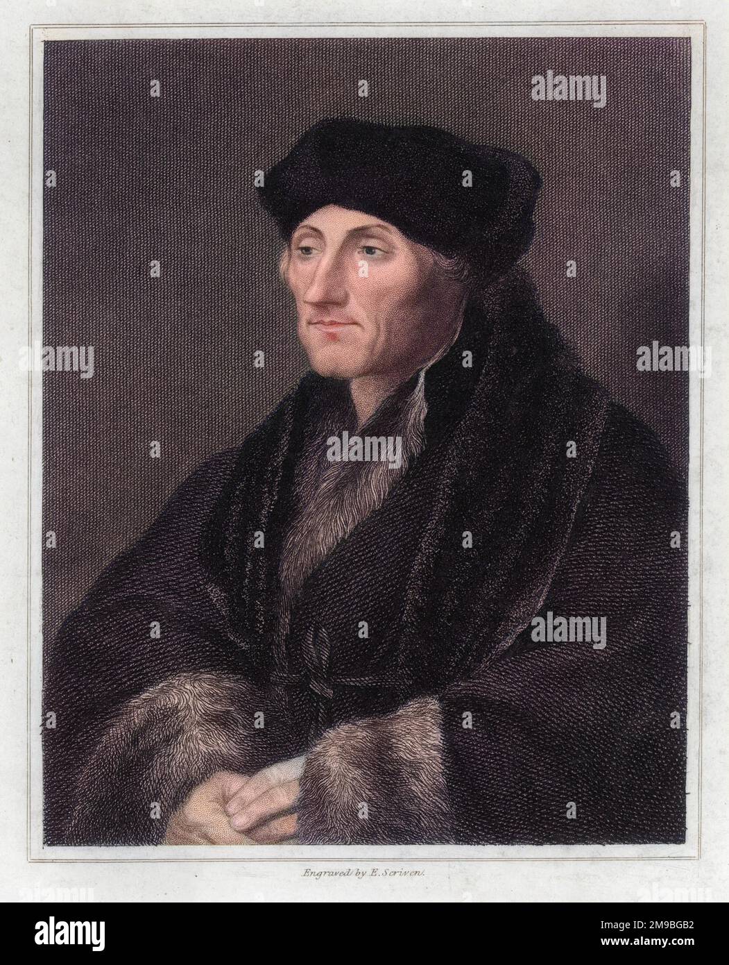 DESIDERIUS ERASMUS (1466-1536), holländischer Humanist. Stockfoto