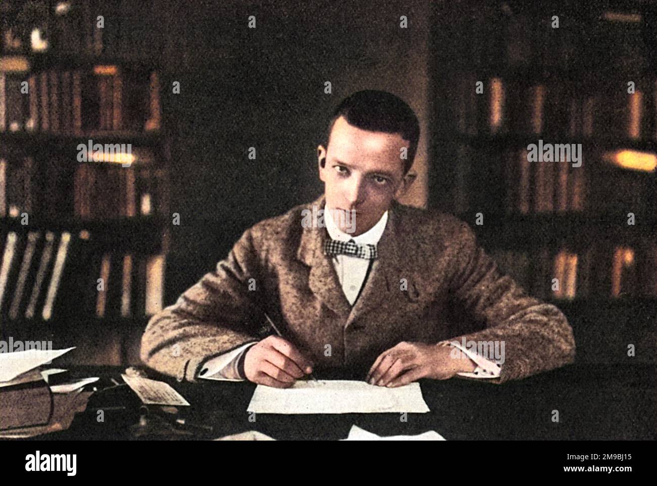 ARTHUR STUART MENTEITH HUTCHINSON beliebter Schriftsteller, der 1922 bei der Arbeit an seinem nächsten Besten mit „If Winter Comes“ einen immensen Erfolg erzielte. Stockfoto