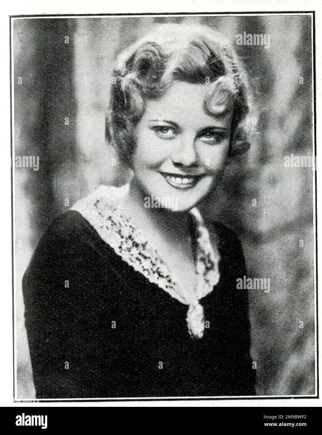 Joan Marsh, amerikanische Filmschauspielerin Stockfoto