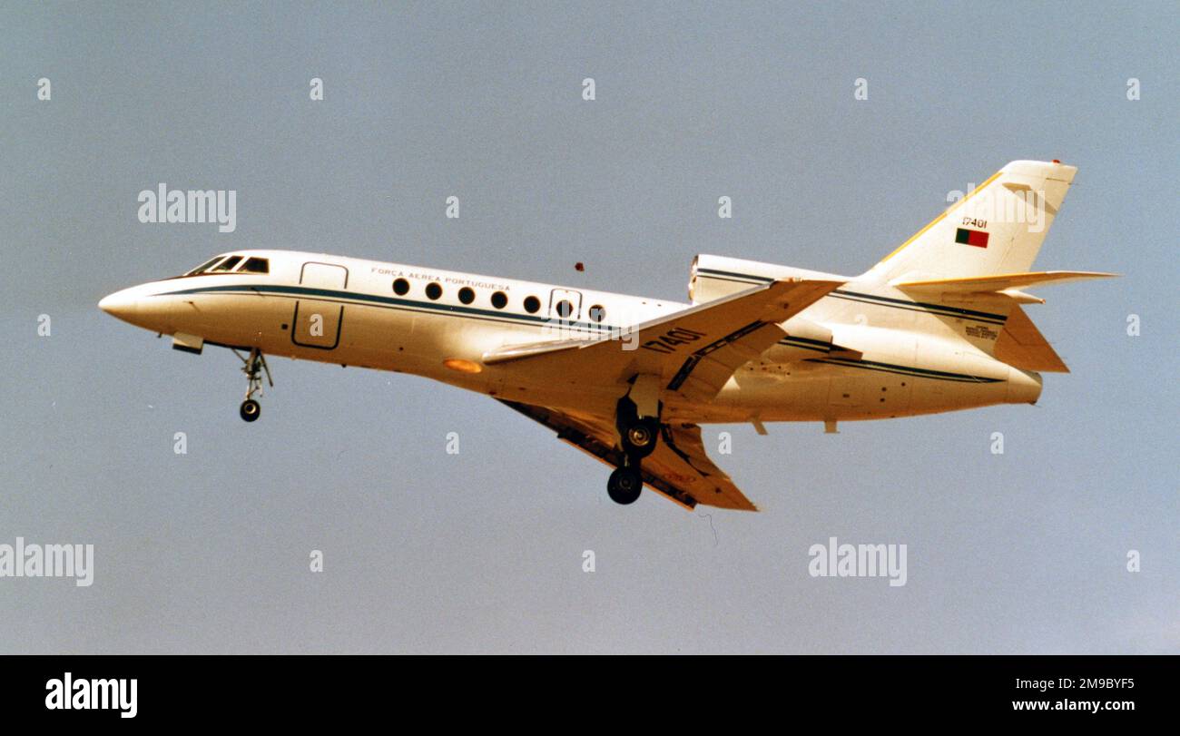 Forca Aerea Portuguesa – Dassault Falcon 50 17401 (msn 195). (Forca Aerea Portuguesa - Portugiesische Luftwaffe). Stockfoto