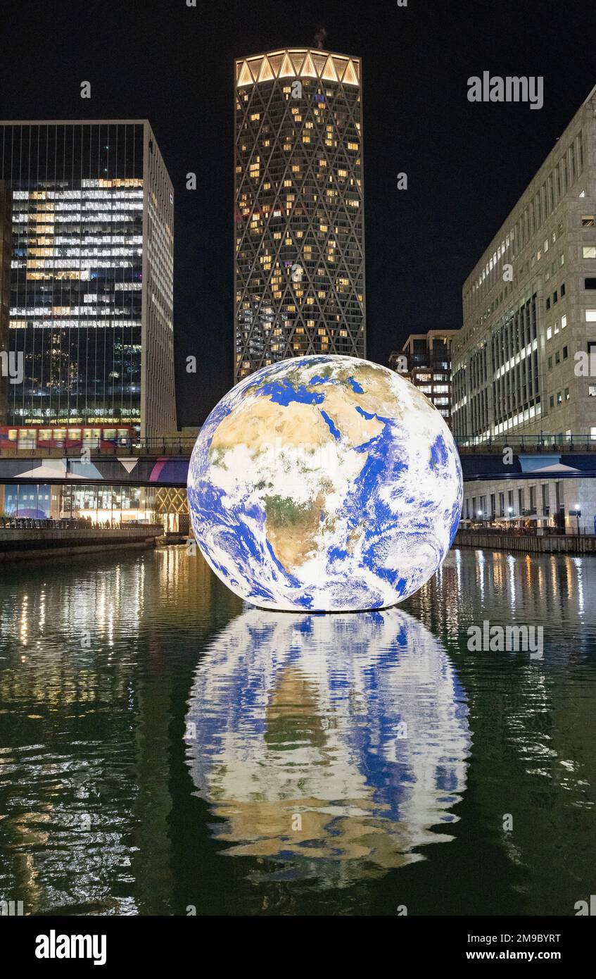 Canary wharfs winterlichtfestival Fotos und Bildmaterial in hoher