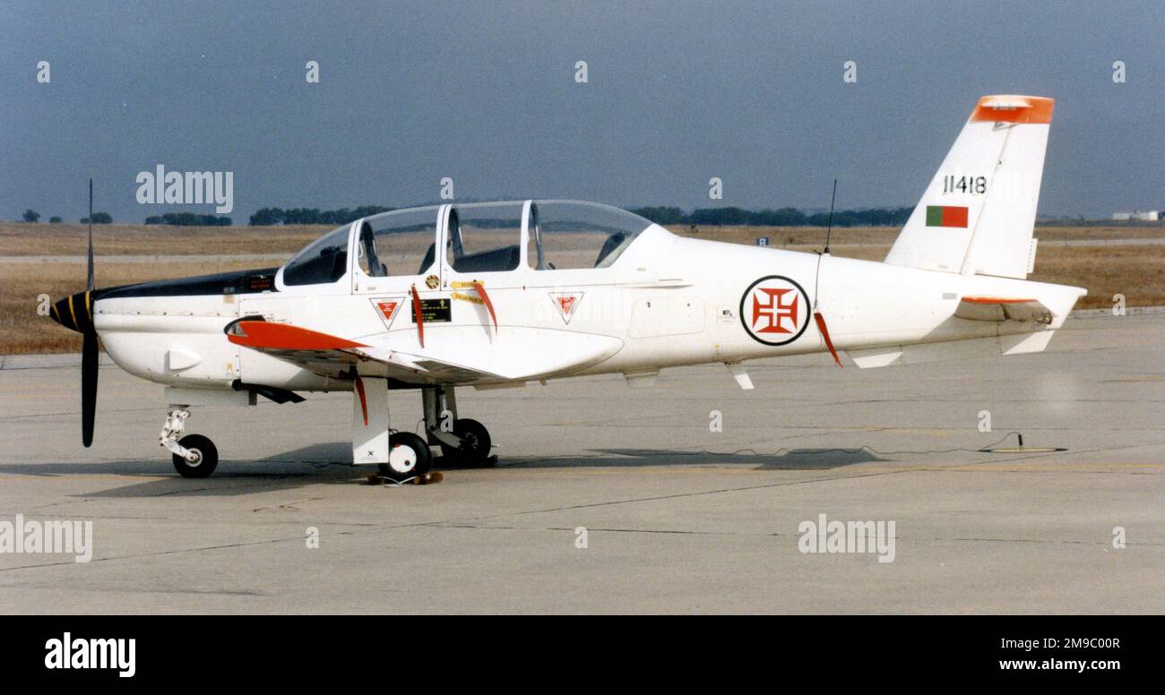 Forca Aerea Portuguesa - Socata TB-30 Epsilon 11418 (msn 175). (Forca Aerea Portuguesa - Portugiesische Luftwaffe). Stockfoto