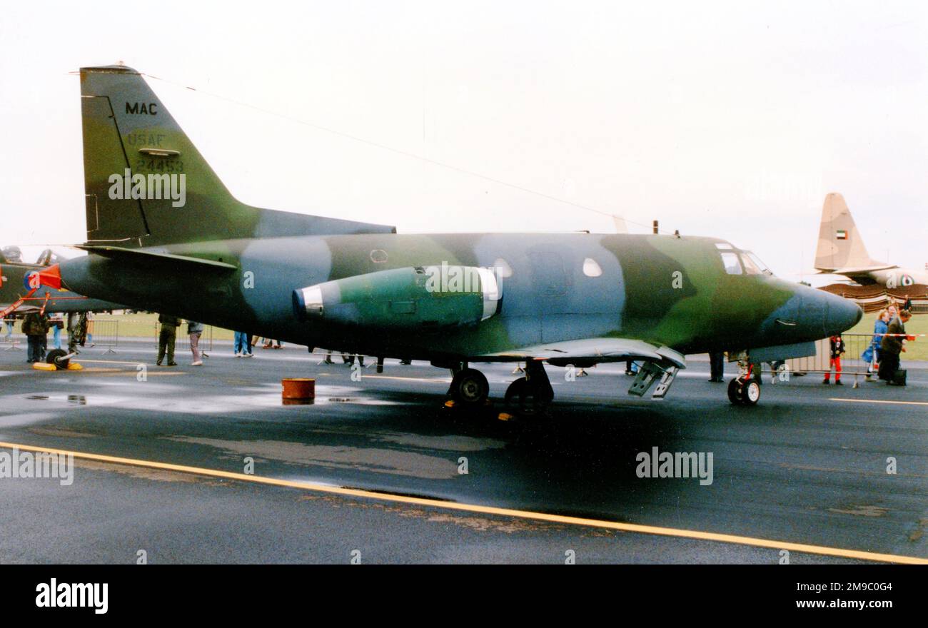 United States Air Force - North American Rockwell CT-39 Sabreliner vom Militärflugkommando Stockfoto