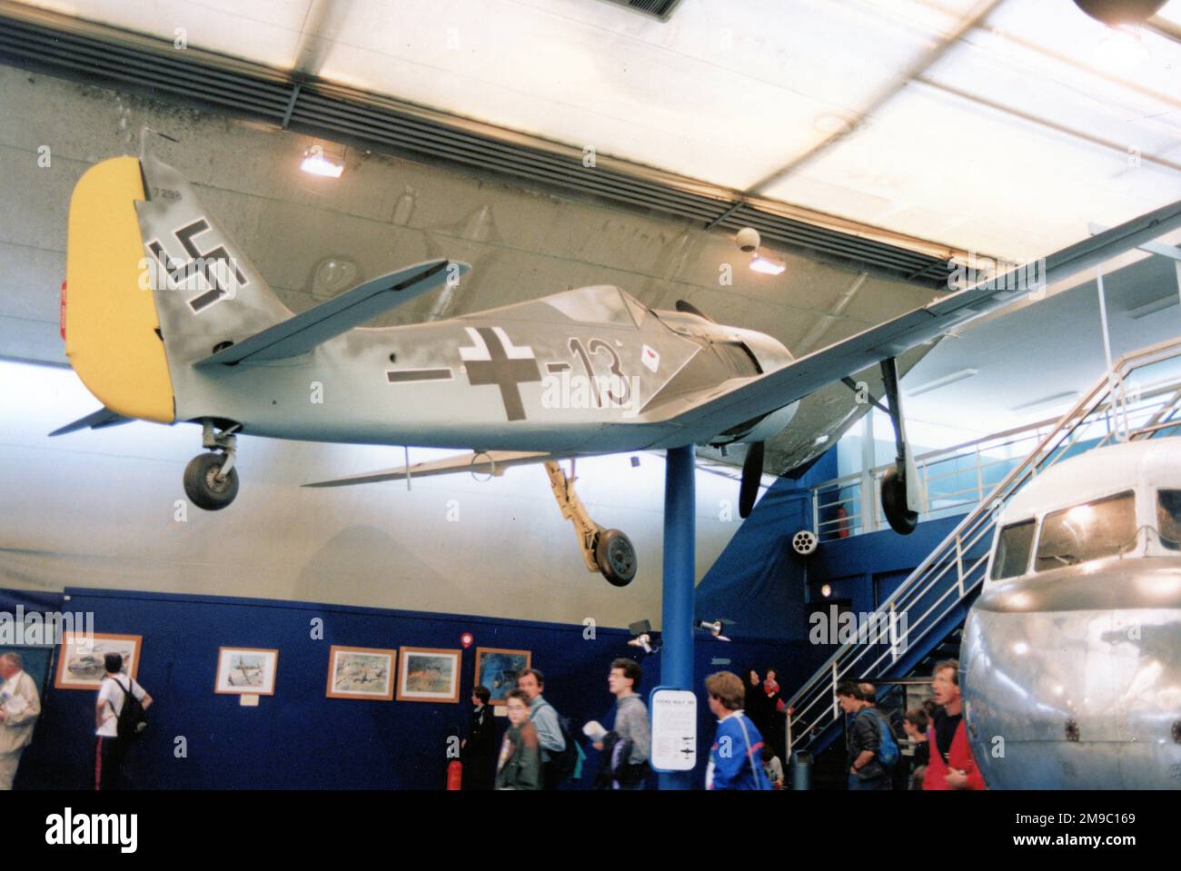Focke-Wulf FW 190A-8 13 (Werknummer 62), am Musee de l'Air et de l'espace, Le Bourget, nahe Paris. Stockfoto