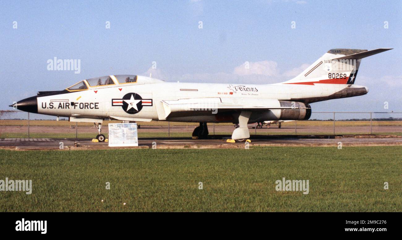 McDonnell F-101F-106-MC Voodoo 58-0269 (msn 641) Stockfoto