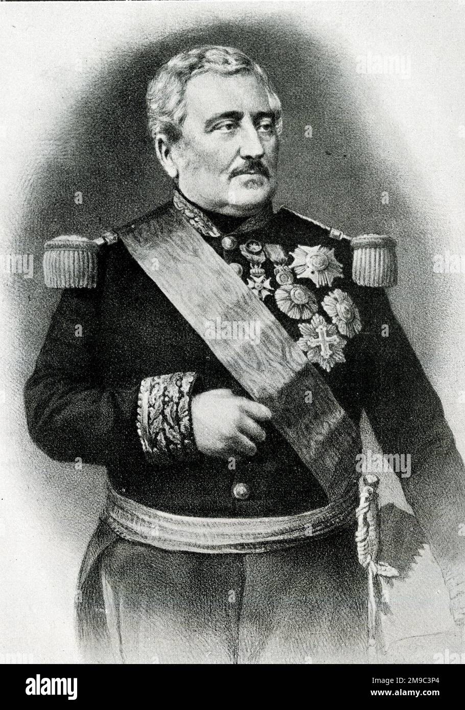 Jean-Baptiste Philibert Vaillant (1790-1872), französischer General und Politiker, Marschall von Frankreich. Stockfoto