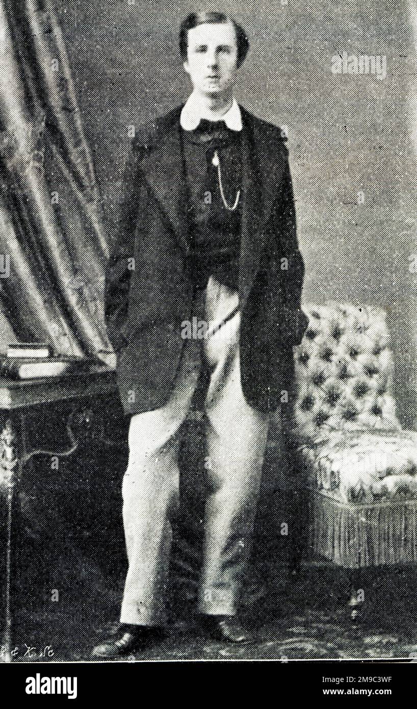 Paul Deroulede (1846-1914), französischer Autor und Politiker, hier im Alter von 18 Jahren gesehen. Stockfoto