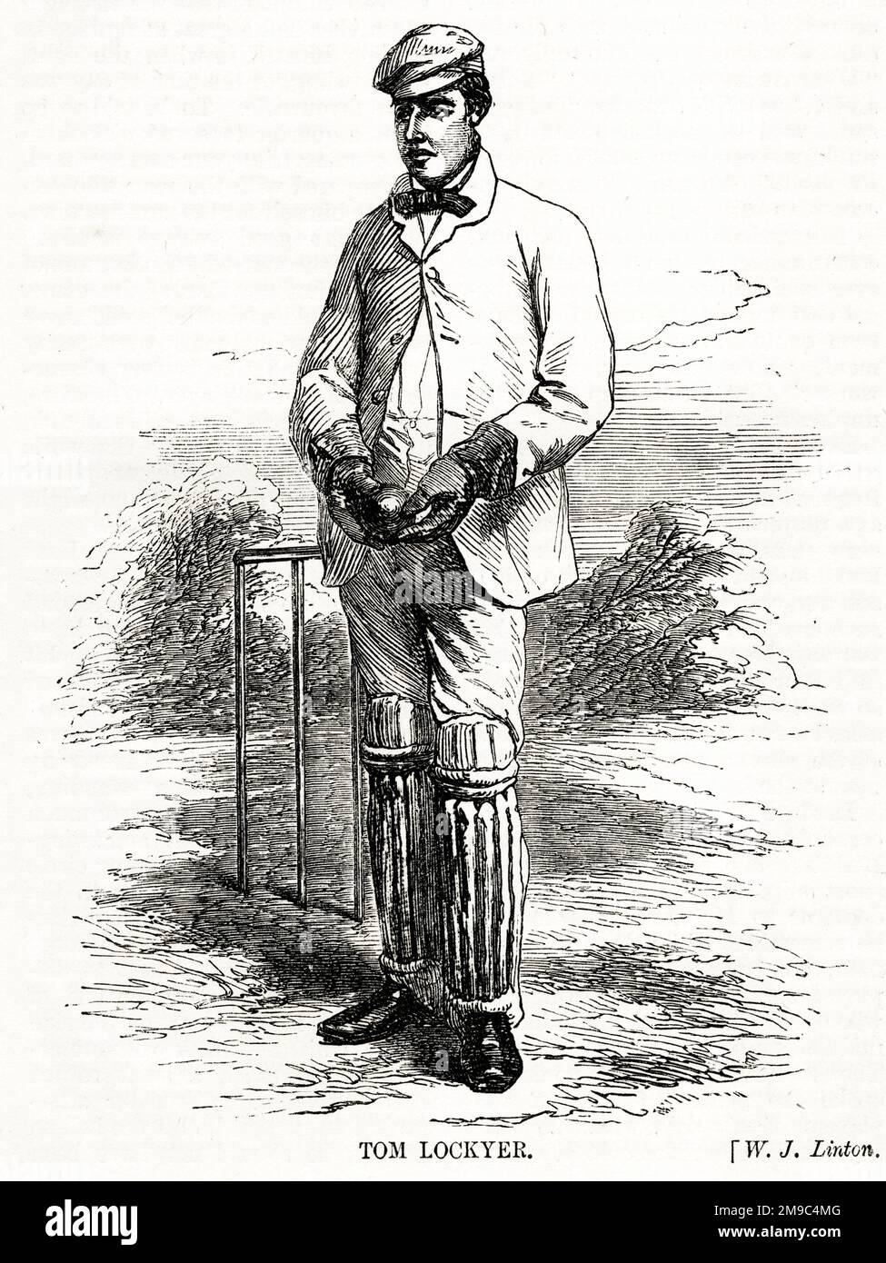 Tom Lockyer, hervorragender Cricket-Wicket-Keeper Stockfoto