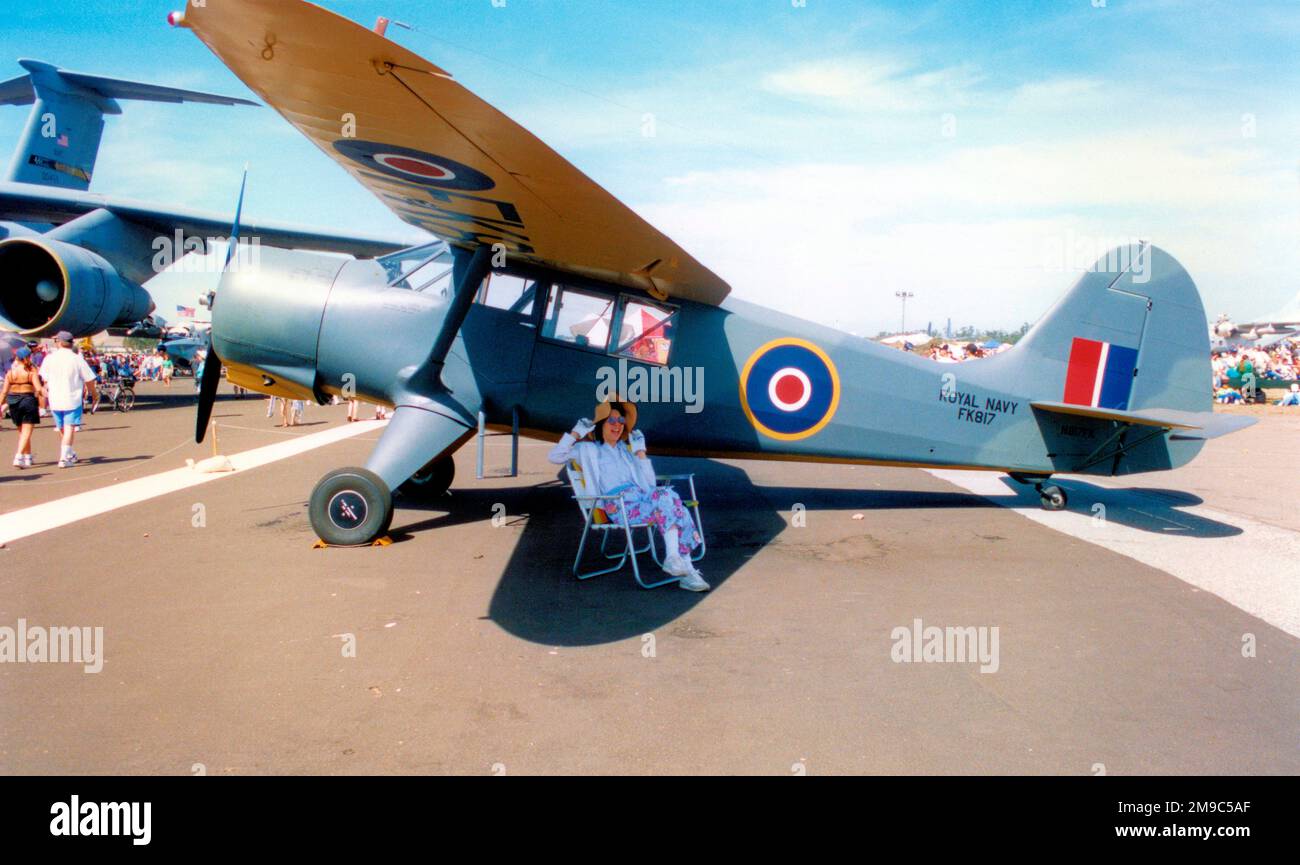 Stinson V-77 Reliant N817FK/FK817 (msn 77-4, ex USAAF 42-46643, ex USN 11297). Stockfoto